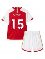 Arsenal Jakub Kiwior #15 Kotipaita Lasten 2023-24 Lyhythihainen (+ shortsit)